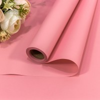Плёнка 0,58*10м матовая "Корейская" 55мкм Розовый-1765 1/30 Арт: 1638/1765