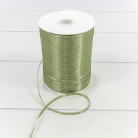 Лента Атласная Сатин (бобина) 0,3см*870ярд Бледно-оливковый 1/40 Арт: 595-03/55