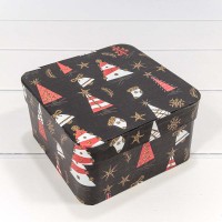 Коробки Квадратные Набор 1/3 17*17*9,5 "Новый год"- 2109 1/36 Арт: 7303374/2109