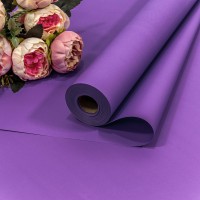 Плёнка 58см 800г матовая "Корейская" 55мкм Фиолетовый 1/12 Арт: 1838/7441