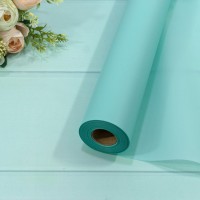 Плёнка 0,58*32м матовая однотонная 50мкм Голубой 1/12 Арт: 1857/6134