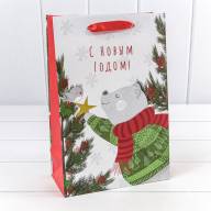 Пакет подарочный &quot;Новый год&quot; (микс 430) 20*30*10 128г 1/20 1/360 Арт: 300430K - Пакет подарочный "Новый год" (микс 430) 20*30*10 128г 1/20 1/360 Арт: 300430K