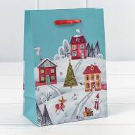 Пакет подарочный &quot;Новый год&quot; (микс 430) 14*20*8 128г 1/20 1/600 Арт: 300430G - Пакет подарочный "Новый год" (микс 430) 14*20*8 128г 1/20 1/600 Арт: 300430G