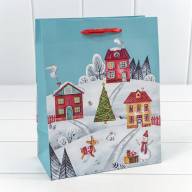 Пакет подарочный &quot;Новый год&quot; (микс 430) 18*23*10 128г 1/20 1/480 Арт: 300430E - Пакет подарочный "Новый год" (микс 430) 18*23*10 128г 1/20 1/480 Арт: 300430E