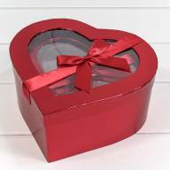 Коробки &quot;Сердце&quot; Набор 1/3 25,8*24,5*12 Винный 1/12 Арт: 720742/4 - Коробки "Сердце" Набор 1/3 25,8*24,5*12 Винный 1/12 Арт: 720742/4