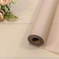Плёнка 0,58*32м матовая однотонная 50мкм Розовато-серый 1/12 Арт: 1857/6029