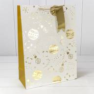 Пакет подарочный &quot;Новый год&quot; (микс 401) 33*45*15 210г 1/20 1/80 Арт: 300401A - Пакет подарочный "Новый год" (микс 401) 33*45*15 210г 1/20 1/80 Арт: 300401A