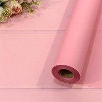 Плёнка 0,58*32м матовая однотонная 50мкм Розовый-183 1/12 Арт: 1857/183