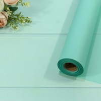 Плёнка 0,58*32м матовая однотонная 50мкм Светло-голубой 1/12 Арт: 1857/0921