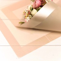 Плёнка в листах 58*58 (20 шт.) матовая с широкой рамкой 50мкм Персиковый 1/60 Арт: 1669/698
