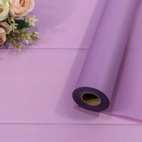 Плёнка 0,58*32м матовая однотонная 50мкм Сиреневый-0631 1/12 Арт: 1857/0631