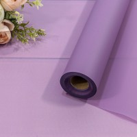 Плёнка 0,58*32м матовая однотонная 50мкм Сиреневый-6078 1/12 Арт: 1857/6078