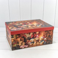 Коробки Прямоугольные Набор 1/10 37,5*29*16 "Новый год"-2688 1/4 Арт: 730605/2688