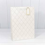 Пакет подарочный с тиснением &quot;Ромбы&quot; (микс) 32*45*15 210г 1/20 1/120 Арт: 300710A - Пакет подарочный с тиснением "Ромбы" (микс) 32*45*15 210г 1/20 1/120 Арт: 300710A