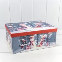 Коробки Прямоугольные Набор 1/10 37,5*29*16 "Новый год"-2697 1/4 Арт: 730605/2697