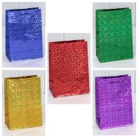 Пакет подарочный голография (микс) 14*20*7 1/20 1/600 Арт: 000LG
