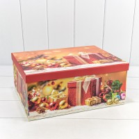 Коробки Прямоугольные Набор 1/10 37,5*29*16 "Новый год"-2693 1/4 Арт: 730605/2693
