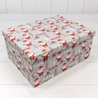 Коробки Прямоугольные Набор 1/10 34*26*15,3 "Ho Ho Ho" 1/6 Арт: 730604/1643