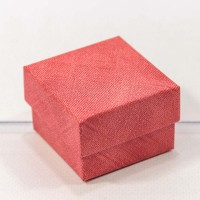 Коробка Квадратная 5*5*3,5 Красный 1/24 1/720 Арт: 62355/7