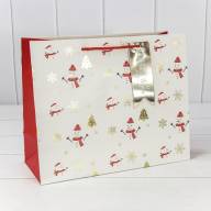 Пакет подарочный &quot;Новый год&quot; (микс 401) 32*26*13 1/20 1/240 Арт: 300401CA - Пакет подарочный "Новый год" (микс 401) 32*26*13 1/20 1/240 Арт: 300401CA