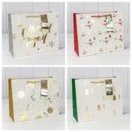 Пакет подарочный &quot;Новый год&quot; (микс 401) 32*26*13 1/20 1/240 Арт: 300401CA - Пакет подарочный "Новый год" (микс 401) 32*26*13 1/20 1/240 Арт: 300401CA