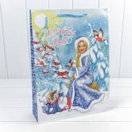 Пакет подарочный &quot;Новый год&quot; (микс 431) 33*45*11 157г 1/20 1/240 Арт: 300431A - Пакет подарочный "Новый год" (микс 431) 33*45*11 157г 1/20 1/240 Арт: 300431A