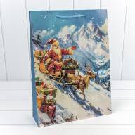 Пакет подарочный &quot;Новый год&quot; (микс 431) 33*45*11 157г 1/20 1/240 Арт: 300431A - Пакет подарочный "Новый год" (микс 431) 33*45*11 157г 1/20 1/240 Арт: 300431A