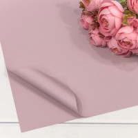 Плёнка в листах 55*55 (20 шт.) матовая "Корейская" 65мкм Розовый-705 1/60 Арт: 1698/705