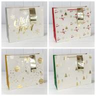 Пакет подарочный &quot;Новый год&quot; (микс 401) 39,5*33*15 210г 1/20 1/80 Арт: 300401AA - Пакет подарочный "Новый год" (микс 401) 39,5*33*15 210г 1/20 1/80 Арт: 300401AA