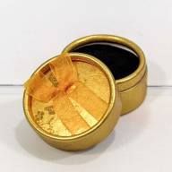 Коробка Круглая 5*3 с бантиком Золотой 1/24 1/720 Арт: 60653/3 - Коробка Круглая 5*3 с бантиком Золотой 1/24 1/720 Арт: 60653/3