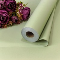 Плёнка 58см 800г матовая "Корейская" 65мкм Серо-зелёный 1/12 Арт: 1838/4183