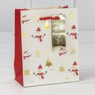 Пакет подарочный &quot;Новый год&quot; (микс 401) 12*15*6,7 210г 1/20 1/480 Арт: 300401H - Пакет подарочный "Новый год" (микс 401) 12*15*6,7 210г 1/20 1/480 Арт: 300401H
