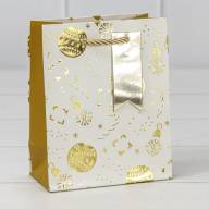 Пакет подарочный &quot;Новый год&quot; (микс 401) 12*15*6,7 210г 1/20 1/480 Арт: 300401H - Пакет подарочный "Новый год" (микс 401) 12*15*6,7 210г 1/20 1/480 Арт: 300401H