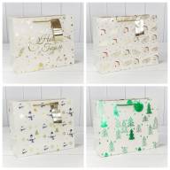 Пакет подарочный &quot;Новый год&quot; (микс 402) 32*26*13 1/20 1/240 Арт: 300402CA - Пакет подарочный "Новый год" (микс 402) 32*26*13 1/20 1/240 Арт: 300402CA