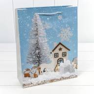 Пакет подарочный &quot;Новый год&quot; (микс 465) 26*32*10 210г 1/20 1/240 Арт: 300465C - Пакет подарочный "Новый год" (микс 465) 26*32*10 210г 1/20 1/240 Арт: 300465C