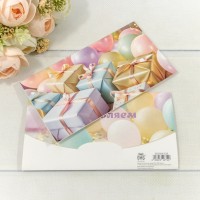 Конверт подарочный 16,5*9см 329 1/10 1/250 Арт: 003004/329