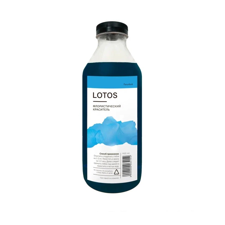 Флористический краситель "LOTOS" Голубой 950 мл