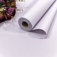 Плёнка 58см 800г матовая "Корейская" 65мкм Бледно-сиреневый 1/12 Арт: 1838/665