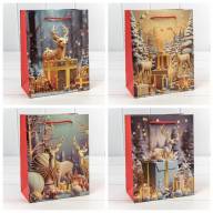 Пакет подарочный &quot;Новый год&quot; (микс 472) 18*23*10 210г 1/20 1/360 Арт: 300472E - Пакет подарочный "Новый год" (микс 472) 18*23*10 210г 1/20 1/360 Арт: 300472E