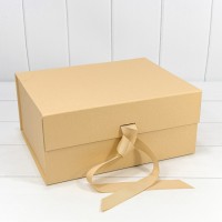 Коробка Прямоугольная 39*28*17,8 складная на магнитах Крафт 1/24 Арт: 721229/1954
