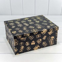 Коробки Прямоугольные Набор 1/10 34*26*15,3 "Новый год"-0078 1/6 Арт: 730604/0078
