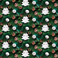 Бумага в листах 70*100 ±5% (10 шт.) 80г "С Новым годом"-132 1/24 Арт: 000402/132