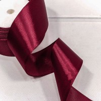 Лента Атласная Сатин 3,8см*25ярд Вишнёвый 1/5 1/200 Арт: 562-38/86