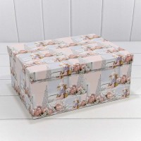 Коробки Прямоугольные Набор 1/10 34*26*15,3 "Ангел" 1/6 Арт: 730604/1681