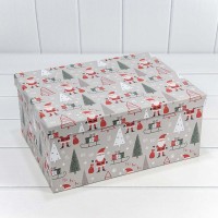 Коробки Прямоугольные Набор 1/10 34*26*15,3 "Новый год"-2627 1/6 Арт: 730604/2627