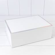 Коробка Прямоугольная 30,6*23*11 складная на магнитах Белый 1/40 Арт: 720116/1 - Коробка Прямоугольная 30,6*23*11 складная на магнитах Белый 1/40 Арт: 720116/1