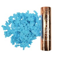 Пневмохлопушка "Мальчик или Девочка" blue 20см 1/12