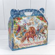 Коробка Сборная 25,5*8,5*25,5 &quot;Ярмарка&quot; 1/65 Арт: 16090 - Коробка Сборная 25,5*8,5*25,5 "Ярмарка" 1/65 Арт: 16090