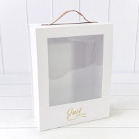 Коробка Прямоугольная 25*9,5*33 складная на магнитах Белый 1/30 Арт: 720830/1