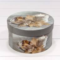 Коробки Круглые Набор 1/3 21*11,5 &quot;Новый год&quot;-2113 1/30 Арт: 7302247/2113 - Коробки Круглые Набор 1/3 21*11,5 "Новый год"-2113 1/30 Арт: 7302247/2113